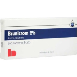 Brunicrom 2% - eye drops for allergy prevention 20 single-dose vials of 0.3 ml