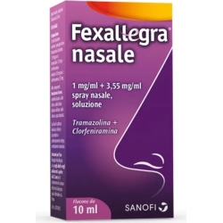 Fexallegra nasale 1 mg / ml + 3.55 mg / ml - nasal spray for allergic rhinitis 10 ml