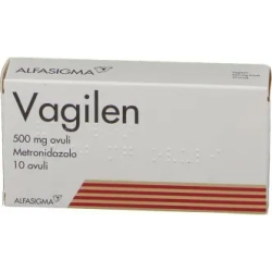 Vagilen - 10 vaginal ovules 500 mg