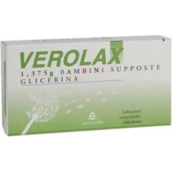 Verolax 1,375 Children - against constipation 18 suppositories