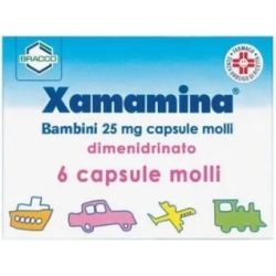 Xamamina Children 25 mg - motion sickness 6 soft capsules