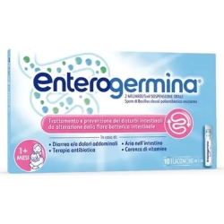 Enterogermina 2 billion oral suspension - lactic ferments 10 vials of 5 ml