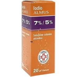 Iodine 7% / 5% - cutaneous disinfectant alcoholic solution 20 ml
