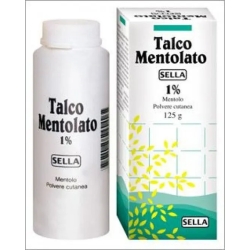 Menthol Sella 1% skin powder - itching and irritation 100 g