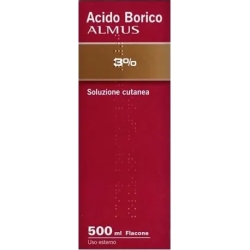 Boric acid 3% - cutaneous antiseptic solution 500 ml