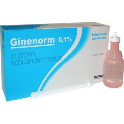 Ginenorm 0,1% soluzione vaginale 5 flaconi 100 ml