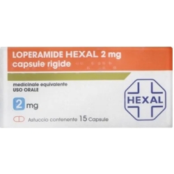 Loperamide 2 mg - treatment of acute and chronic diarrhoea 15 Capsules