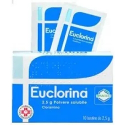 Euclorina 2.5 g - soluble disinfectant skin powder 10 sachets