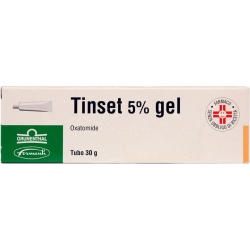 Tinset 5% gel for itching and irritations 30 g