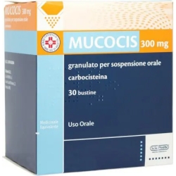 Mucocis 300mg -  mucolytic for cough and cold - 30 sackets 5g