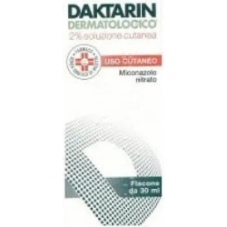 Dermatological Daktarin 2% - Cutaneous Solution - antifungal for skin and nails 30 ml