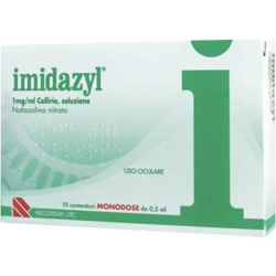 Imidazyl Eye Drops 1 mg / ml - counteracts allergies and inflammation 10 single-dose vials 0.5 ml