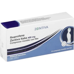 Ibuprofene Zentiva Italia - Analgesic and Antipyretic 12 tablets 400 mg
