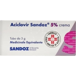 Acyclovir Sandoz 5% - cream for cold sore 3 g