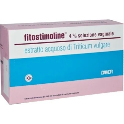 Fitostimoline 4% - vaginal solution 5 vials 140 ml