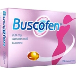 Buscofen 200 mg - painkiller 24 soft capsules