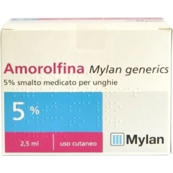 Amorolfina 5% medicated nail polish - treatment of onychomycosis 2.5 ml