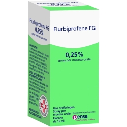 Flurbiprofene 0.25% Oral Spray - irritation and inflammation of the oropharyngeal cavity 15 ml
