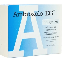 Ambroxol nebuliser solution 15 mg/2 ml - for acute bronchopulmonary disorders - 10 vials