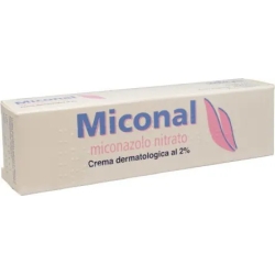 Miconal 2% Dermatologic Cream - Skin and nail infections by dermatophytes or Candida 30 g