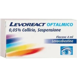Levoreact Ophthalmic Eye Drops 0.05% - treatment of allergic conjunctivitis 4 ml