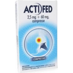 Actifed 2,5 mg + 60 mg - decongestant for cold 12 tablets