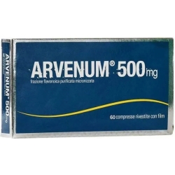 Arvenum - Blood vessel protector for venous insufficiency & capillary fragility 60 coated tabs