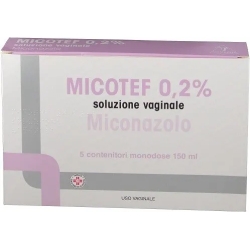 Micotef 0,2% - vaginal solution for candida - 5 bottles