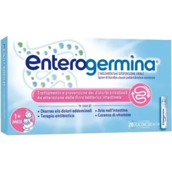Enterogermina 2 billion oral suspension - probiotics - 20 vials of 5 ml