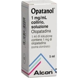 Opatanol 1mg / ml eye drops - treatment of allergic conjunctivitis 5 ml