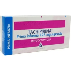 Tachipirina Early Childhood 125 mg - antipyretic analgesic - 10 suppositories