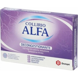 Alfa Eye Drops - decongestant eye drops 10 single dose vials