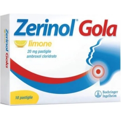 Zerinol Throat Lemon 20 mg - relief for sore throat 18 tablets