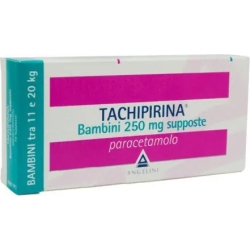 Tachipirina Children 250 mg - antipyretic analgesic 10 suppositories