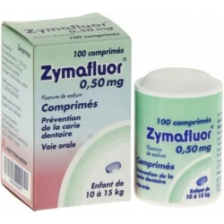 Zymafluor 0.50 mg - prevention of dental caries 100 tablets