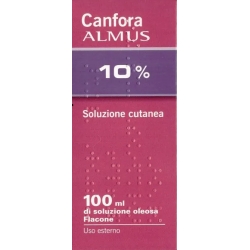 Camphor 10% cutaneous solution - analgesic antiseptic 100 ml