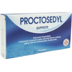 ProctoSedyl - 6 suppositories for the treatment of haemorrhoids