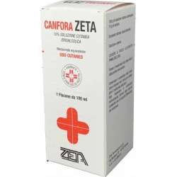 Camphor 10% Cutaneous solution - analgesic and antiseptic 100 ml