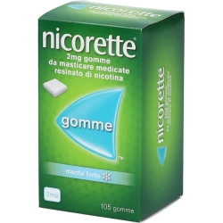 Nicorette 2 mg - 105 Chewable gums for smoking cessation