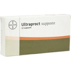 Ultraproct - 12 suppositories for hemorrhoids