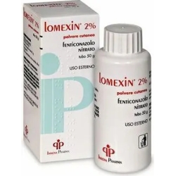 Lomexin 2% Cutaneous Powder - treatment of dermatomycosis and candida 50 g