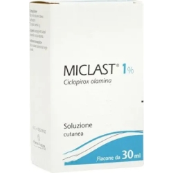 Miclast 1% Cutaneous Solution - treatment of mycoses and skin fungus 30 ml