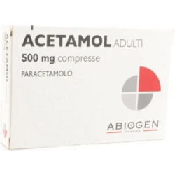 Acetamol - analgesic antipyretic 20 tablets 500 mg