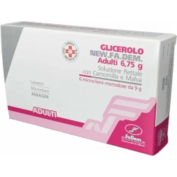 Glicerolo 9 g - rectal solution for constipation - 6 single-dose containers