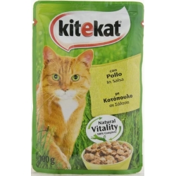 Wet cat food with chicken - pack of 48 bags x 100 g