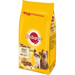 Mini Dry Dog Toy - dry food for small sized dogs - 6 bags x 1.5 kg