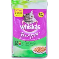 Pranzetti - meals - Land & sea - wet cat food - 12 multipacks of 6 bags x 50 g