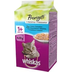 Pranzetti 1+ - meals - White Meat in jelly - wet cat food - 12 multipacks of 6 bags x 50 g
