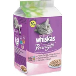 Pranzetti 1+ - meals - Fish in jelly - wet cat food - 12 multipacks of 6 bags x 50 g