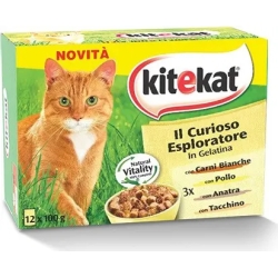 The Curious Explorer - wet cat food - 4 multipacks of 12 bags x 100 g